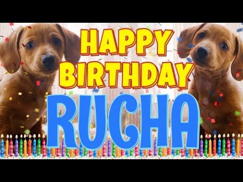 Happy Birthday Rucha! ( Funny Talking Dogs ) What Is Free On My Birthday