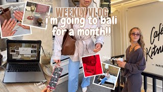 GOING TO BALI FOR A MONTH 🌴 RED LIGHT PILATES, H BEAUTY EVENT, CAFE KITSUNE | WEEKLY VLOG