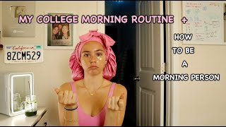 how to be a morning person