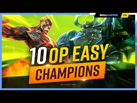 10 BEST & EASIEST Champions For BEGINNERS - League of Legends