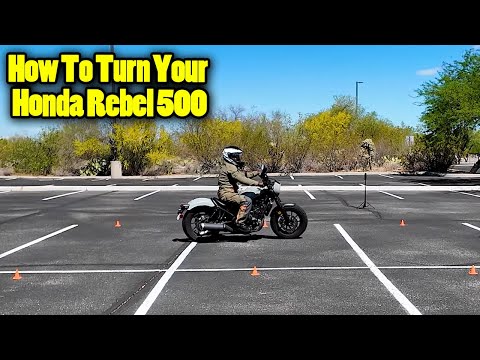 Easy Parking Lot Drills to Learn Riding a Cruiser Motorcycle