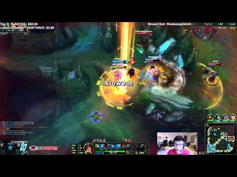 Doublelift duo Chauster - Sivir vs Graves ADC - League of Legends