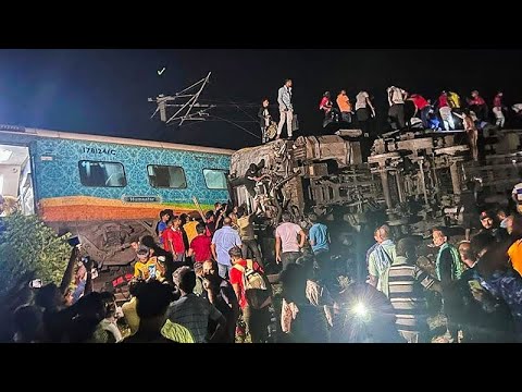 Two passenger trains collide in India, killing at least 50 and injuring hundreds