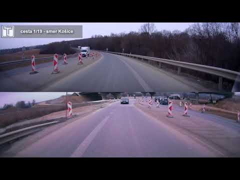 🇸🇰 Diaľnica D1 Budimír - Bidovce  13.03.2019 - úsek most R2 (part 20)