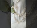 Hand Woven Retro Palace Luxury Style Freshwater Pearl Necklace PearlJewelry Baroque CEDJewels