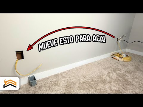 Cómo agregar fácilmente un tomacorriente a una pared terminada