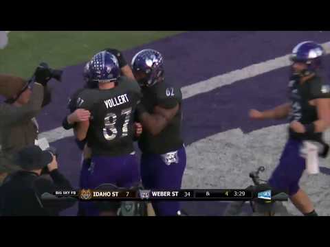 Weber State football beats Idaho State to win 2017 Big Sky title