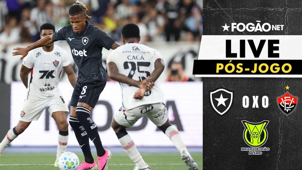 LIVE | Pós-jogo e repercussão de Botafogo 0 x 0 Vitória pelo Brasileirão 2026