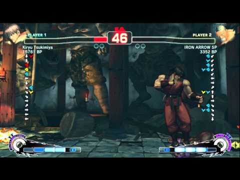Kiryu Tsukimiya [Guy] vs IRON ARROW SP [DeeJay] SSF4 Japanese Online Ranked Matches - TRUE-HD