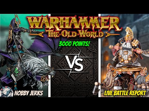 Dark Elves vs Dwarfen Mountain Holds | Warhammer The Old World (Live Battle Report)
