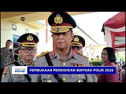 KAPOLDA KALTENG PIMPIN UPACARA PEMBUKAAN PENDIDIKAN BINTARA POLRI 2025