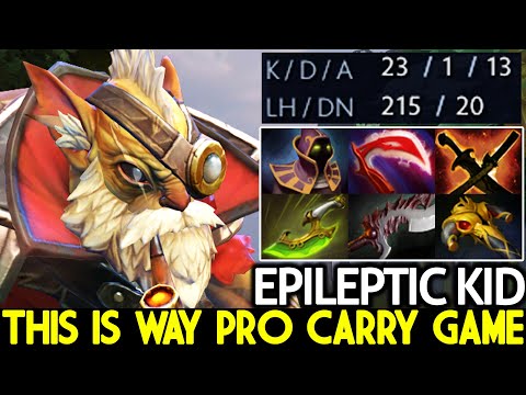EPILEPTIC KID [Bounty Hunter] This is Way Pro Carry Game with Swift Blink Dota 2