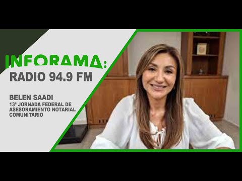 🎥 BELÉN SAADI - 13ª JORNADA FEDERAL DE ASESORAMIENTO NOTARIAL COMUNITARIO | CATAMARCA A DIARIO
