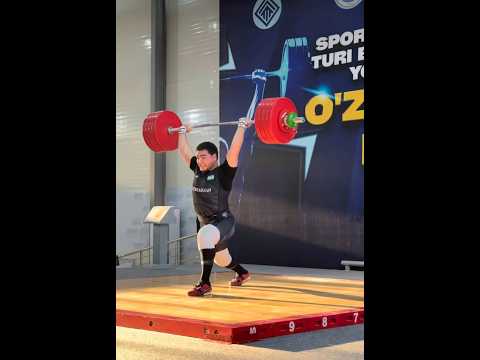 Sharofiddin Amriddinov (110) 232 kg clean and jerk