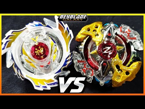 God Valkyrie .6C.X vs Galaxy Zeus .4M.Pl - [Beyblade Burst] - ベイブレードバースト