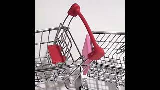 Mini nákupný košík - zelený (1 ks)