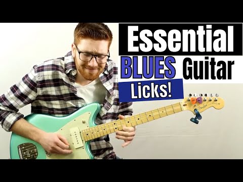 Essential Blues Guitar licks | YOU MUST LEARN!