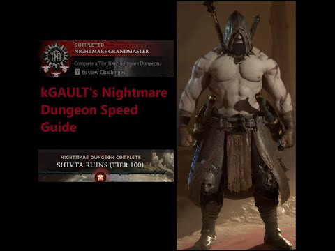 Thorns Barb Nightmare Dungeon Speed Guide