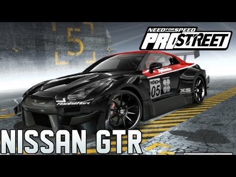 NEED FOR SPEED PROSTREET SPEEDPAINT - Nissan GTR (FullHD) / Lets Play NFS ProStreet