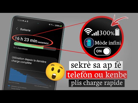 dezaktive 3 bagay sa yo, se yo ki fè telefòn ou paka kenbe chaj la w'ap sezi