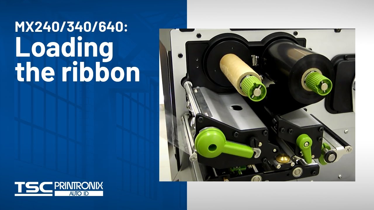 TSC MX Series: Loading Ribbon - Video Thumbnail