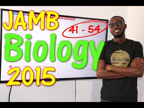 JAMB CBT Biology 2015 Past Questions 41 - 54