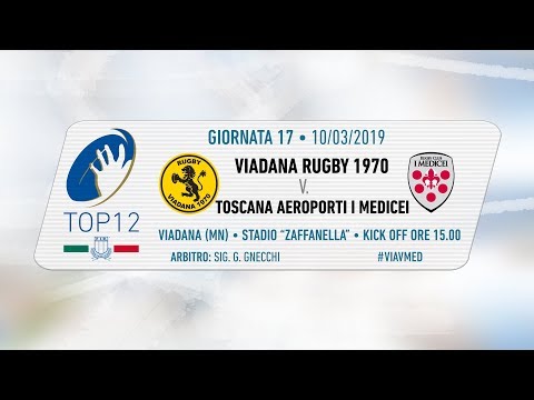 TOP12 2018/19, Giornata 17 - Viadana Rugby 1970 v Toscana Aeroporti I Medicei