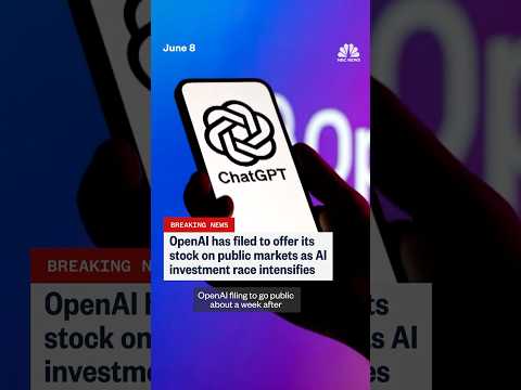 OpenAI files for IPO as AI investment race intensifies