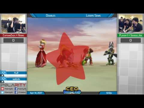 CEO Dreamland Brawl - CaptainZack + Nairo vs Player-1 + SeagullJoe - Doubles Losers Semis