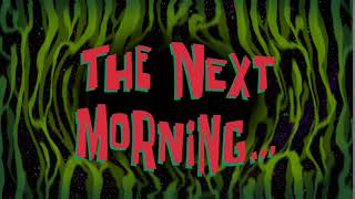 The Next Morning  SpongeBob Time Card #159