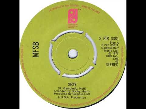 UK New Entry 1975 (178) MFSB - Sexy