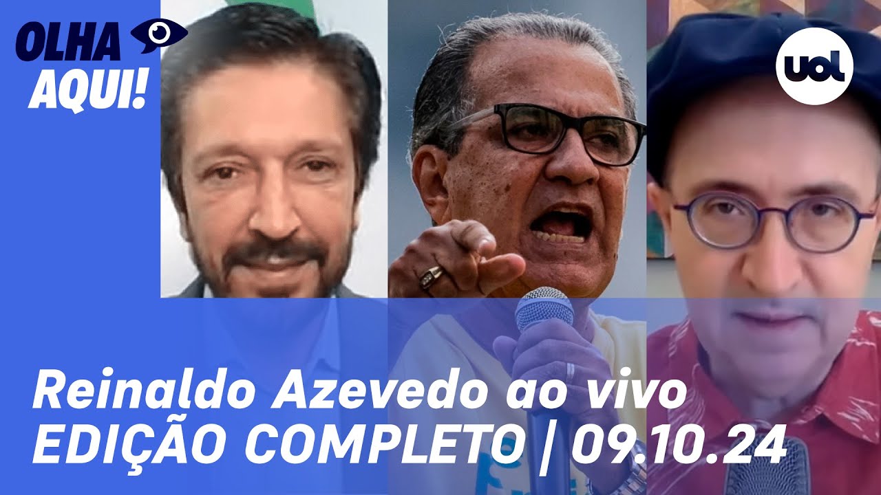 Reinaldo Azevedo ao vivo: Malafaia x Bolsonaro, Boulos e Nunes em SP, fala de Kassab, volta do X e+