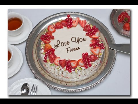 I will write anything on a cake