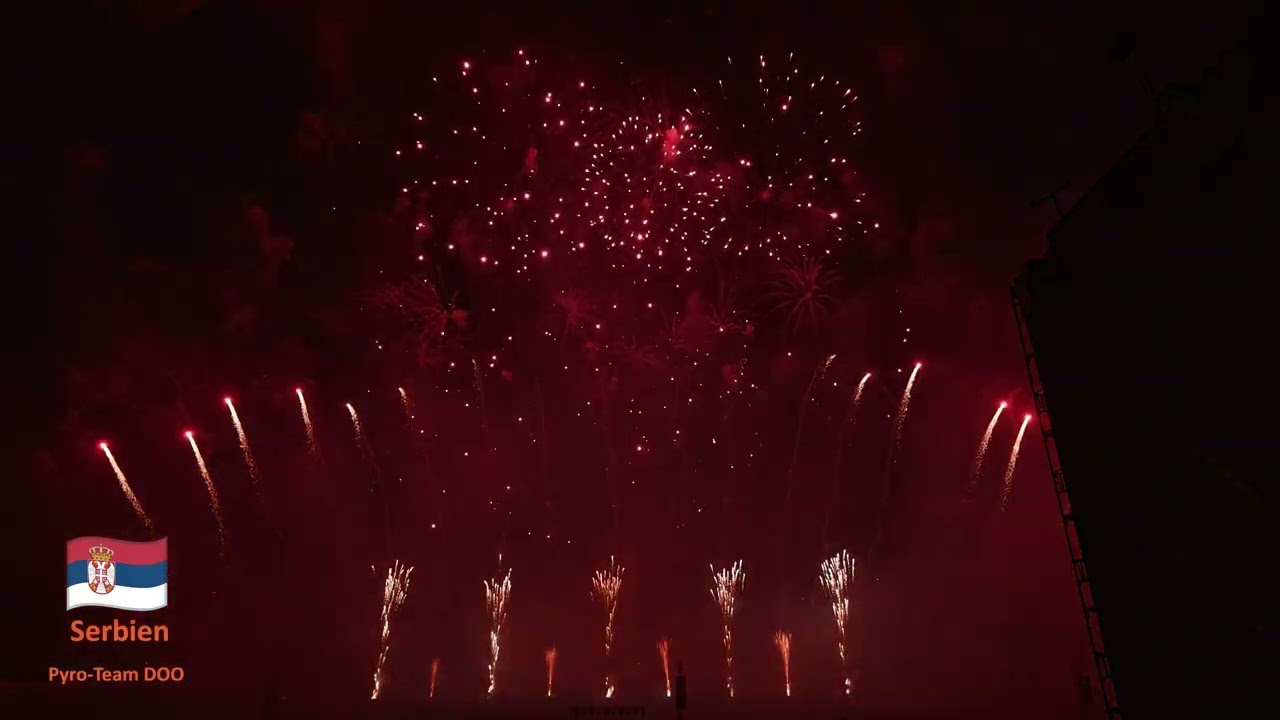 Team Serbia bei der Pyronale 2025