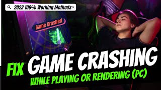 How to FIX Game/App CRASHING on Windows 10/11 (While Playing & Rendering) 2024