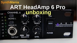 Video thumbnail for ART HeadAmp 6 Pro unboxing by SynthMania