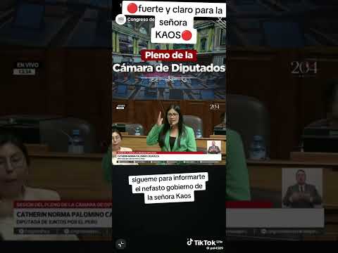 La diputada Huancavelica: le hace recordar a Keiko Fujimori,  cuando eran mayoría  congresal