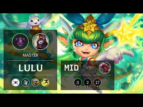 Lulu Mid vs Katarina - KR Master Patch 9.24