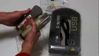 Video thumbnail for BEHRINGER C-1U Condenser Microphone Review & Comparison to B-1 (C-1 Vs B-1) by Tech YES City