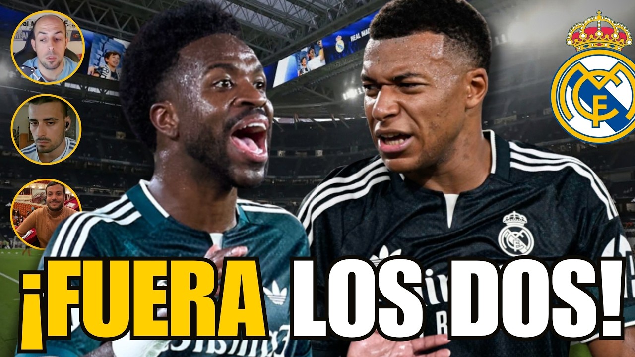 ¡MBAPPÉ Y VINÍCIUS FUERA DEL REAL MADRID! Pitados hasta que Florentino los eche o se vaya