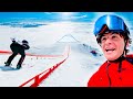 Beginners Try World's Biggest Ski Jump