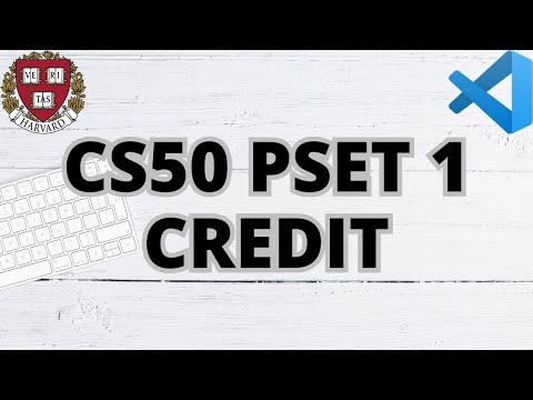 CS50 CREDIT | PROBLEM SET 1 | SOLUTION
