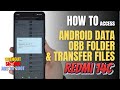 How To Access Android Data And OBB Folder Transfer Files Redmi 14C