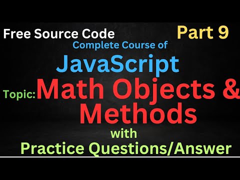 Math Objectmethod In Javascript Math Roundceilfloorabs Javascript Course Part 9 Javascript