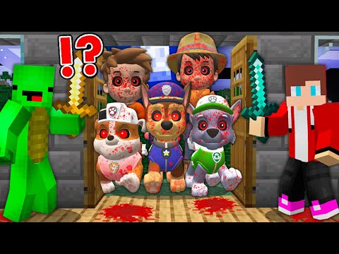 Scary PAW PATROL EXE Chases Mikey and JJ