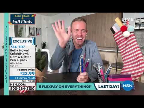 Chad Allen® (TVchad®) and Shannon Fox present Knighthawk pens on HSN