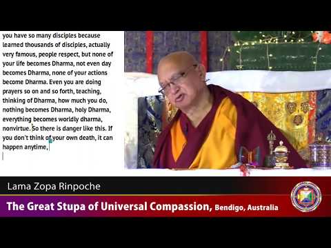 20180429 1930 LZR Stupa of Great Compassion with TRANSCRIPT