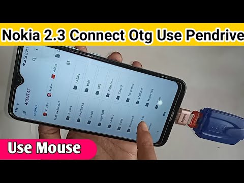 Nokia 2.3 Connect otg use Pendrive