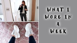 WHAT I WORE IN A WEEK (WITH BRUMMYMUMMYOF2)