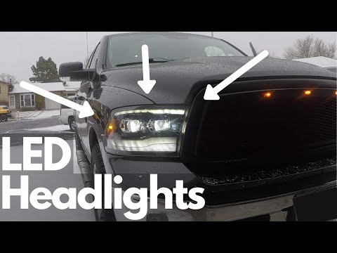 Ram LED Upgrade Alpharex Pro Series Headlights